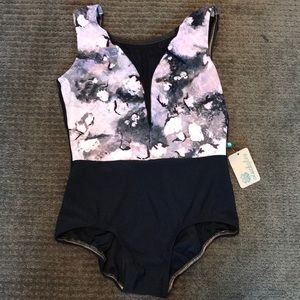 Floral Luckyleo dance leotard